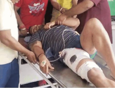 मोहाली के फेज-2 में जिम मालिक पर बाइक सवार बदमाशों ने 5 राउंड फायरिंग :CCTV में बाइक पर भागते दिखे हमलावर