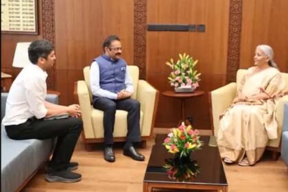 सांसद और लवली प्रोफेशनल यूनिवर्सिटी  के चांसलर अशोक मित्तल ने केंद्रीय वित्त मंत्री निर्मला सीतारमण से की मुलाकात : : शिक्षा, उद्यमिता और आर्थिक सुधारों पर हुई चर्चा, वित्त मंत्री ने शेयर की फोटो