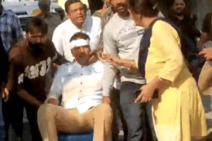 पंजाब के पूर्व DSP ने आम आदमी पार्टी के नेता नितिन नंदा को सिर में मारी गोली : आनंदपुर साहिब में शादी समारोह में गए थे