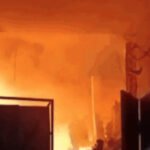 चप्पल फैक्ट्री में पटाखे की चिंगारी से लगी आग: फायर ब्रिगेड की 5 गाड़ियां पहुंची, बुझाने में लगे 3 घंटे