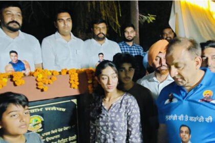 जालंधर के ऑफिसर कॉलोनी में वरिंदर घुम्मन के नाम पर बना पार्क : वरिंदर घुम्मन की बेटी ने किया उद्घाटन, बोली-पापा ने सबको फिटनेस का संदेश दिया