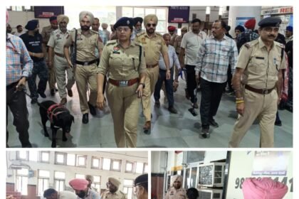 त्योहारी सीजन से पहले जालंधर पुलिस का बड़ा एक्शन: रेलवे स्टेशनों पर विशेष CASO ऑपरेशन, 110 पुलिसकर्मी रहे मुस्तैद