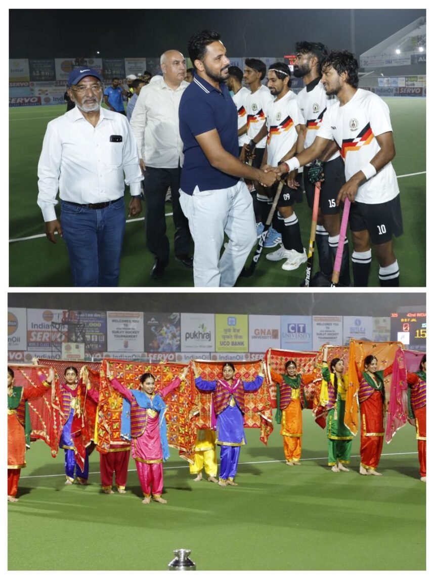 बीएसएफ जालंधर और सीएजी दिल्ली की टीमें 2-2 से बराबरी पर रहीं