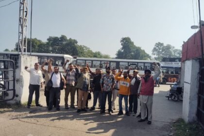 जालंधर ड्राइवर हत्या मामला: पंजाब रोडवेज, पनबस और पीआरटीसी डिपो बंद — न्याय की मांग को लेकर कर्मचारियों का विशाल प्रदर्शन