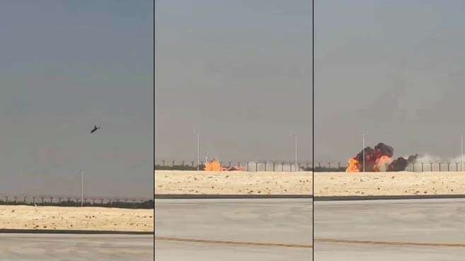 दुबई एयर शो में प्रदर्शन के दौरान भारतीय तेजस लड़ाकू विमान क्रैश, हादसे में पायलट की मौत