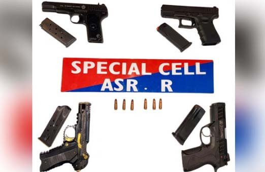 खुफिया जानकारी के आधार पर अंतरराष्ट्रीय हथियार सप्लाई मॉड्यूल का आरोपी गिरफ्तार, बड़ी मात्रा में आधुनिक हथियार बरामद