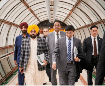 मिशन इन्वेस्टमेंट : पंजाब सीएम भगवंत मान साउथ कोरिया पहुंचे ; भारतीय राजदूत से सियोल में मीटिंग, निवेश के लिए कंपनियों को न्योता