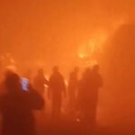 मथुरा में यमुना एक्सप्रेस-वे पर कोहरे के चलते 7 बसें और 3 कारें टकराईं, 4 जिंदा जले : 66 को अस्पताल भेजा