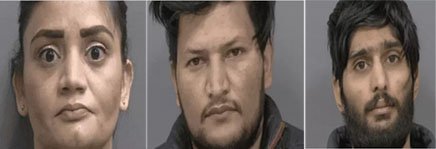 कनाडा के ब्रैम्पटन शहर में भारतीय मूल के तीन कनाडाई नागरिकों को पुलिस ने किया अरेस्ट : वाहन चोरी गिरोह से जुडे़ थे; आरोपियों में एक महिला भी शामिल
