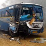 धुंध बनी हादसों की वजह: PRTC बस–गैस सिलेंडर ट्रक भिड़ंत, कई यात्रियों की हालत गंभीर