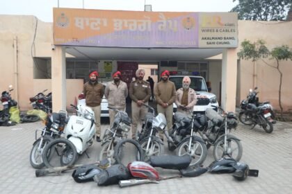 जालंधर में दिनदहाड़े हथियार के बल पर बाइक लूट का मामला सुलझा, तीन आरोपी गिरफ्तार, भारी बरामदगी