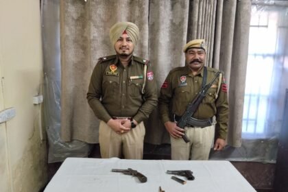 CIA स्टाफ कमिश्नरेट जालंधर की बड़ी कार्रवाई: 3 आरोपी गिरफ्तार, 2 अवैध हथियार और 3 जिंदा कारतूस बरामद