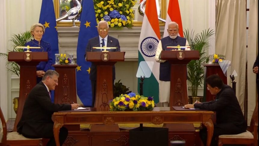 भारत और यूरोपियन संघ के बीच हुआ बड़ा समझौता