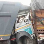 जालंधर-भोगपुर हाईवे पर भीषण हादसा: टिप्पर-ट्रक टक्कर में टायर बदल रहे ड्राइवर की मौत, कंडक्टर घायल, लगा लंबा जाम