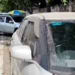 जालंधर में तेज रफ्तार स्विफ्ट का कहर:  3 गाड़ियां आपस में टकाराईं, तीनों के शीशे चकनाचूर पर सवार लोगों को नुकसान नहीं