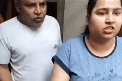 जालंधर में पति रंगे हाथों पकड़ा गया : पत्नी ने घर में ही किया हंगामा , पुलिस आने पर मारे थप्पड़