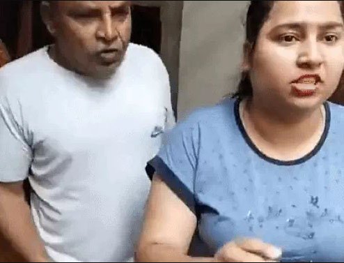 जालंधर में पति रंगे हाथों पकड़ा गया : पत्नी ने घर में ही किया हंगामा , पुलिस आने पर मारे थप्पड़