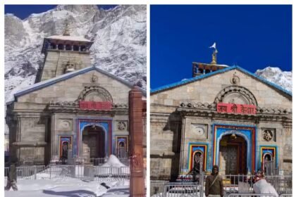 उत्तराखंड : केदारनाथ धाम में कड़ाके की ठंड में भी सुरक्षा में मुस्तैद हैं जवान