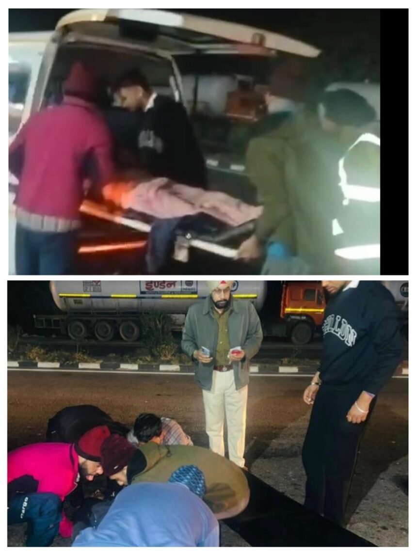 अड्डा काला बकरा में अज्ञात कार की टक्कर से ट्रक चालक की मौत, चाय पीकर ट्रक की ओर लौटते समय हुआ हादसा