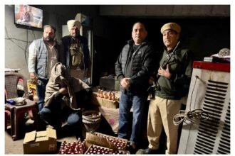 आबकारी विभाग द्वारा नाजायज शराब के खिलाफ कार्रवाई, एफ.आई.आर. दर्ज