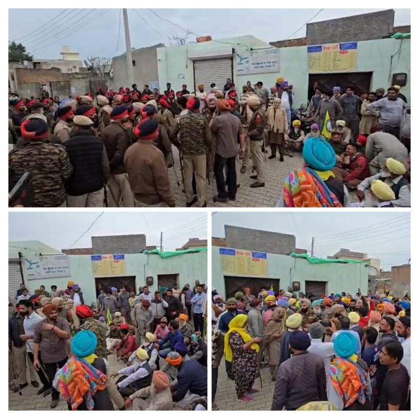 बठिंडा किसान मार्च से पहले पुलिस की बड़ी कार्रवाई: संगरूर में किसानों की घेराबंदी, बुजुर्गों को भी हिरासत में लिया