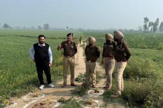 सरपंच हरब्रिंदर सिंह हत्याकांड का मुख्य आरोपी गिरफ्तार, मुठभेड़ में दोनों आरोपी घायल, हथियार और बाइक बरामद**