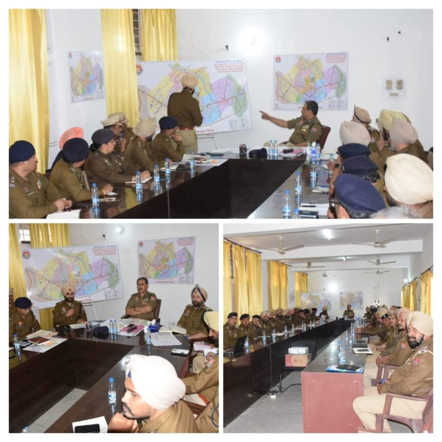 होला मोहल्ला 2026 की तैयारियों का स्पेशल डीजीपी (लॉ एंड ऑर्डर) ने लिया जायजा: श्री आनंदपुर साहिब में 12 सेक्टर, 5,000 पुलिसकर्मी तैनात, ड्रोन व हाईटेक निगरानी से कड़ी सुरक्षा व्यवस्था**