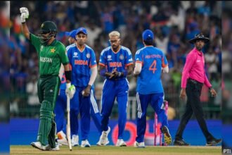 BREAKING टी-20 वर्ल्डकप में भारत का पाकिस्तान पर करारा प्रहार, 61 रन से रौंदा ; ईशान के 77 रन बनाए, इंडिया सुपर-8 में जगह बनाई