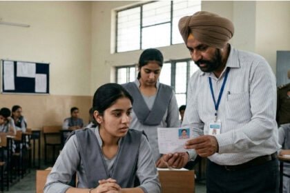 लुधियाना परीक्षा केंद्र पर हड़कंप : छात्रा की जगह पेपर दे रही सहेली काबू