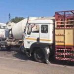 जालंधर हाईवे पर भीषण हादसा: सिलेंडर से भरे ट्रक की दूसरे ट्रक से टक्कर, लंबा जाम