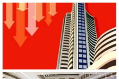 भारतीय शेयर बाजार में भारी गिरावट, सोना-चांदी में तेज उछाल