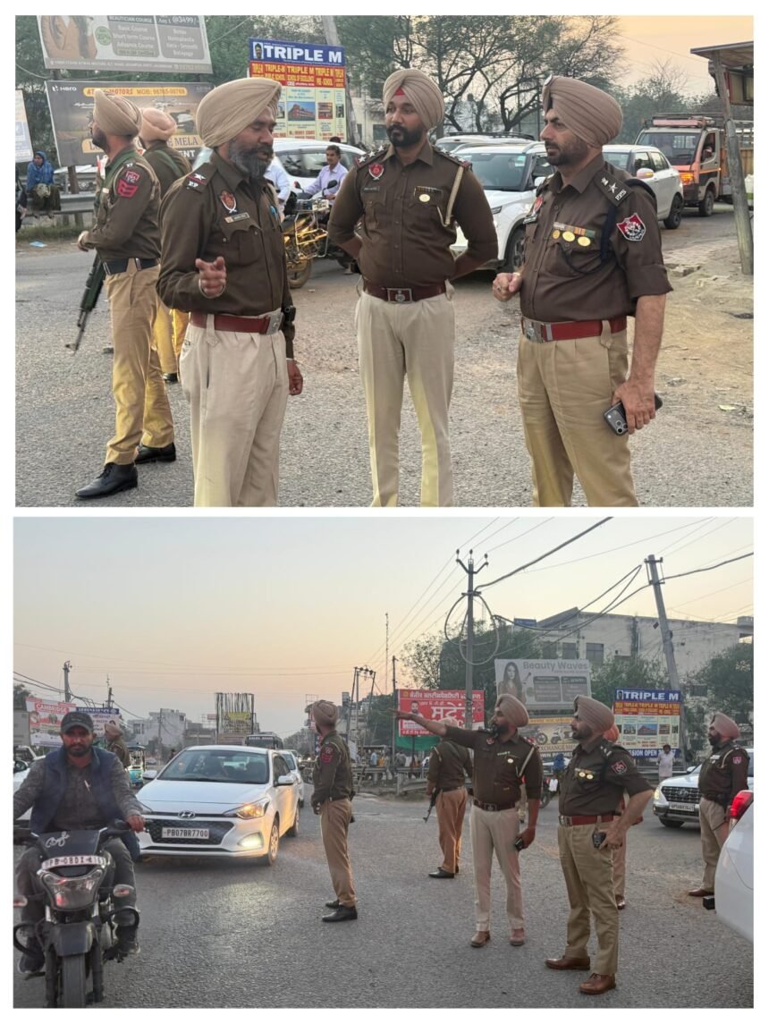युद्ध नशे विरुद्ध’ और ‘गैंगस्टरा ते वार’ अभियान तहत जालंधर देहाती पुलिस द्वारा विशेष नाकाबंदी