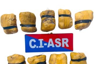 सीमा पार ड्रग तस्करी पर बड़ी कार्रवाई: काउंटर इंटेलिजेंस अमृतसर ने 9 किलो हेरोइन सहित तस्कर को किया गिरफ्तार