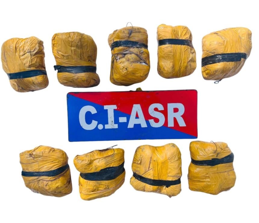 सीमा पार ड्रग तस्करी पर बड़ी कार्रवाई: काउंटर इंटेलिजेंस अमृतसर ने 9 किलो हेरोइन सहित तस्कर को किया गिरफ्तार