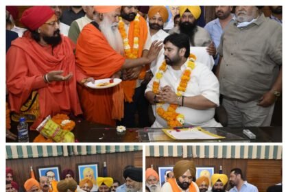 पंजाब खादी एवं ग्रामोद्योग बोर्ड को मिला नया नेतृत्व: गगनदीप सिंह काकू अहलुवालिया ने चेयरमैन का पदभार संभाला, ग्रामीण रोजगार को नई रफ्तार देने का संकल्प**