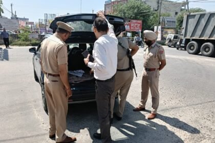 SSP के नेतृत्व में जालंधर देहाती पुलिस ने की स्पैशल नाकाबंदी