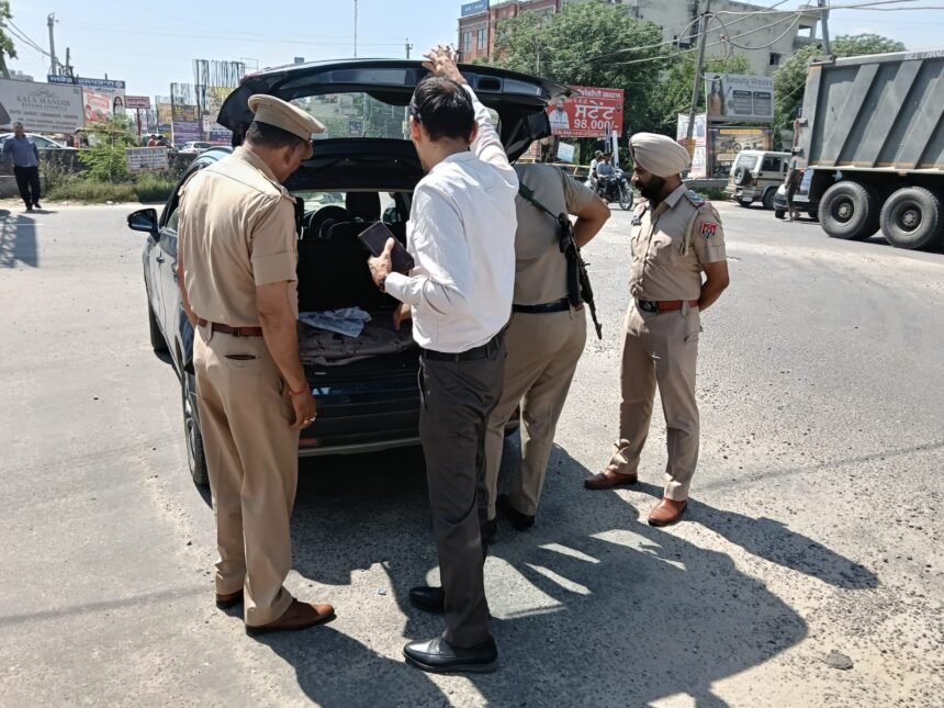 SSP के नेतृत्व में जालंधर देहाती पुलिस ने की स्पैशल नाकाबंदी