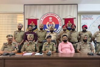 जालंधर देहाती पुलिस द्वारा गोल्डी बराड़ के नाम पर 2 करोड़ की फिरौती मांगने वाले 2 आरोपी गिरफ्तार