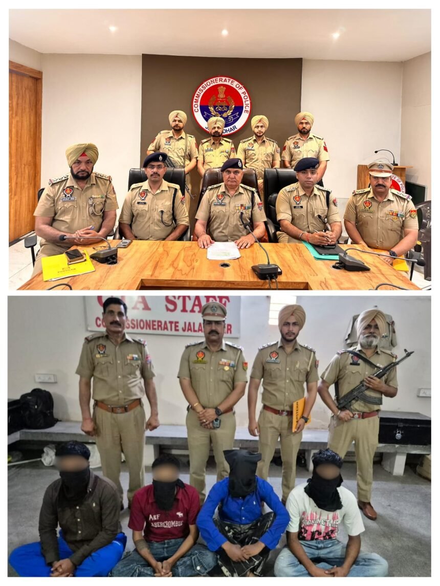 जालंधर में गुंडागर्दी पर पुलिस की बड़ी कार्रवाई, हथियारों से हमला करने वाले खतरनाक आरोपी गिरफ्तार