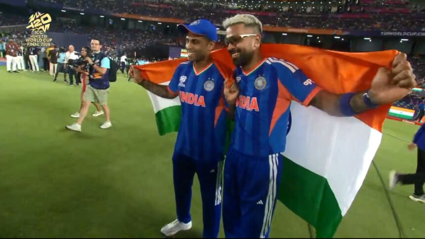 BREAKING इतिहास रचा : भारत तीसरी बार बना T-20 वर्ल्ड चैंपियन, फाइनल में न्यूजीलैंड को 96 रन से रौंदा