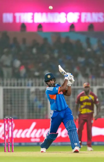 टी-20 वर्ल्डकप : संजू का सुपर शो; भारत का सेमीफाइनल टिकट पक्का,  वेस्टइंडीज को 5 विकेट से हराया, संजू के नाबाद 97 रन