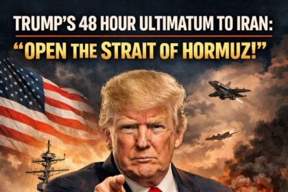 US राष्ट्रपति डोनाल्ड ट्रंप ने ईरान को होर्मुज जलडमरूमध्य खोलने के लिए 48 घंटे का अल्टीमेटम दिया