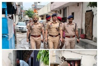 युद्ध नशियां विरुद्ध के तहत जालंधर में बड़ी कार्रवाई: कुख्यात नशा तस्कर की अवैध संपत्ति पर चला बुलडोजर**