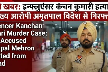 बड़ी कामयाबी: इन्फ्लुएंसर कंचन कुमारी हत्याकांड का मुख्य आरोपी अमृतपाल महरो विदेश से गिरफ्तार**