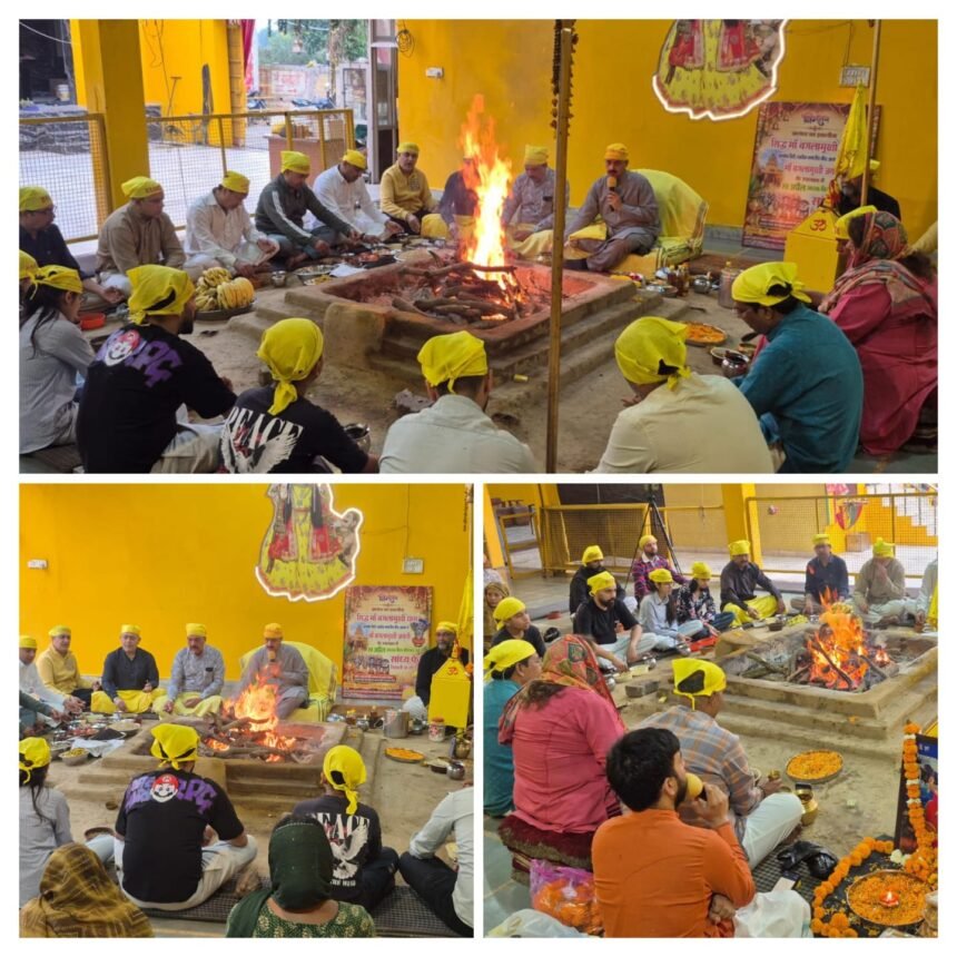 मंदिर इच्छा से जाएं तो स्वर्ग पास है”— नवजीत भारद्वाज, श्री शनिदेव महाराज के निमित्त भव्य हवन यज्ञ संपन्न*