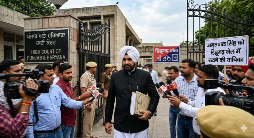 अमृतपाल सिंह को लेकर पंजाब सरकार की बड़ी कानूनी पहल; NSA खत्म होने के बावजूद डिब्रूगढ़ जेल में ही रखने की मांग**