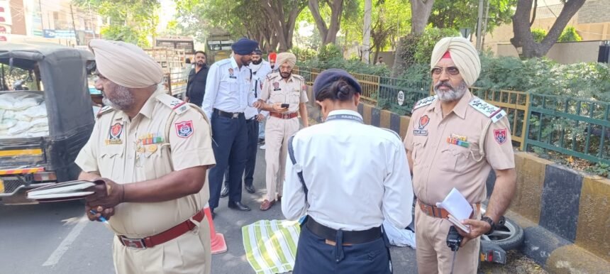 चुनमुन मॉल के पास दर्दनाक हादसा, पंजाब रोडवेज बस की टक्कर से बाइक सवार की मौके पर मौत