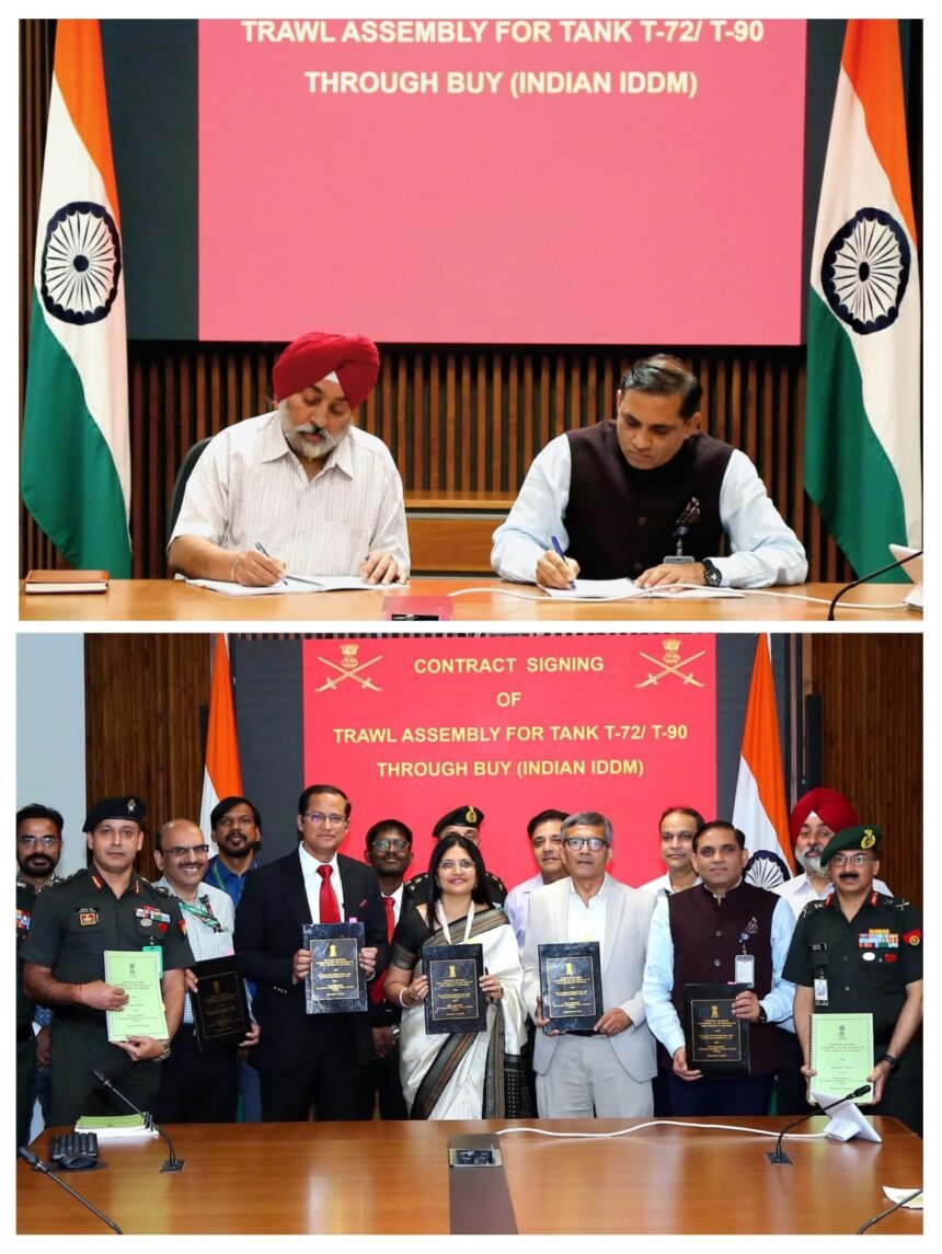 भारत की सैन्य ताकत में बड़ा इजाफा: ₹975 करोड़ की टैंक उपकरण डील साइन, दुश्मन की सुरंगें होंगी बेअसर**