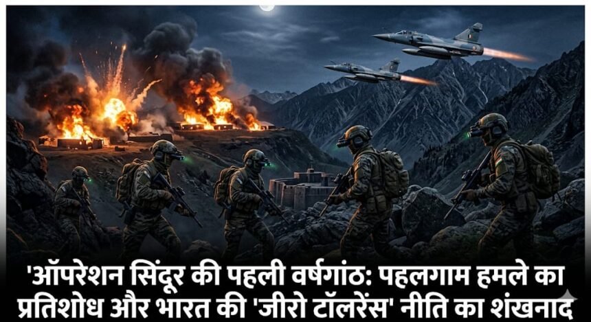 ऑपरेशन सिंदूर की पहली वर्षगांठ: पहलगाम हमले का प्रतिशोध और भारत की ‘जीरो टॉलरेंस’ नीति का शंखनाद**