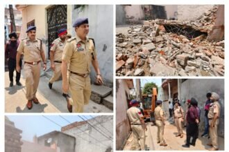 वॉर ऑन ड्रग्स’ के तहत बड़ी कार्रवाई: जालंधर में नशा तस्करों की अवैध इमारत पर चला पीला पंजा**